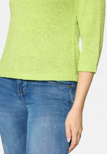 Пуловер с рукавом три четверти