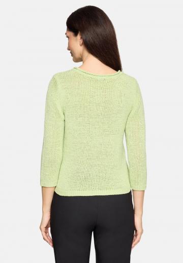 Пуловер с рукавом три четверти