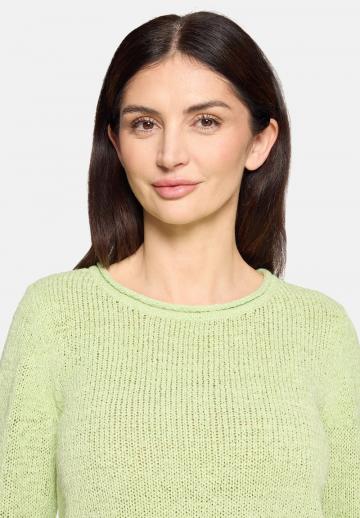 Пуловер с рукавом три четверти