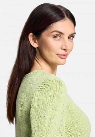 Пуловер с рукавом три четверти