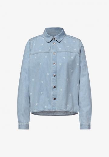 Джинсовая блузка