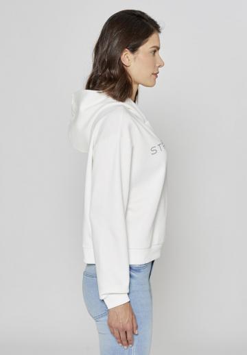 Пуловер с капюшоном