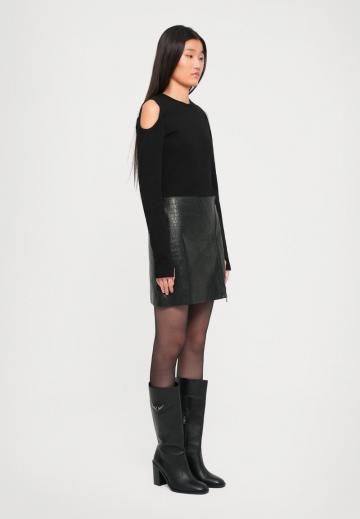 Кожаная юбка