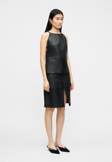 Кожаная юбка