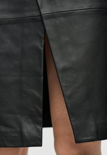 Кожаная юбка