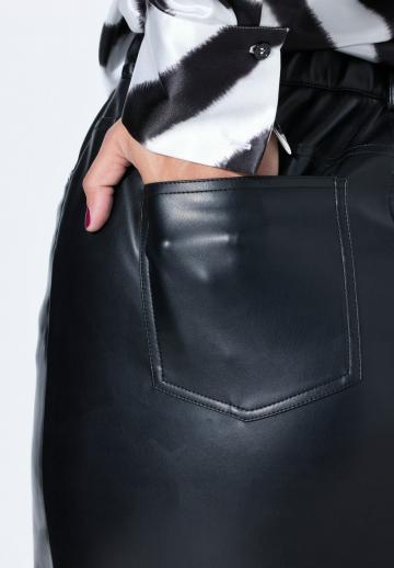 Кожаная юбка