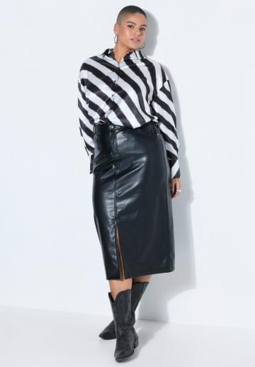 Кожаная юбка