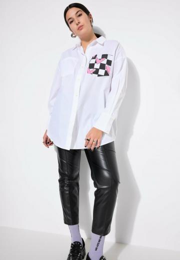 Длинная блузка