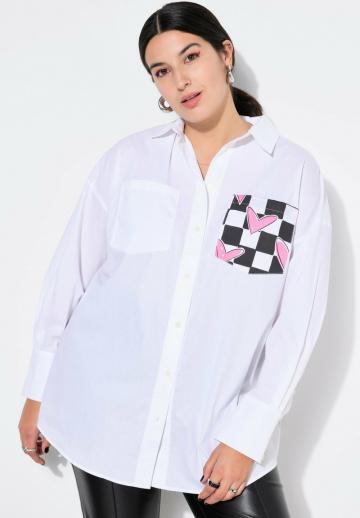 Длинная блузка