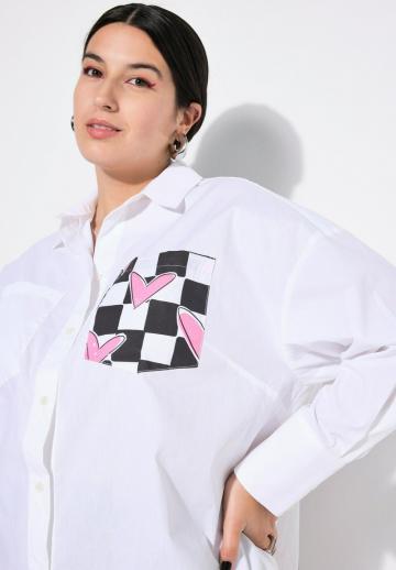 Длинная блузка