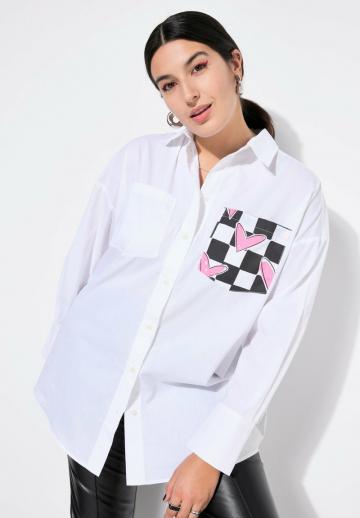 Длинная блузка