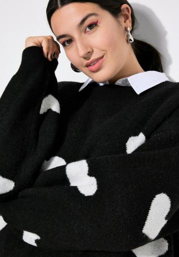 Длинный пуловер