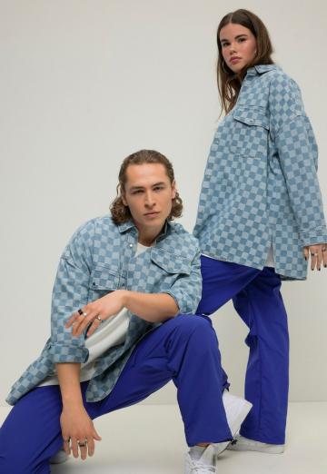 Джинсовая блузка