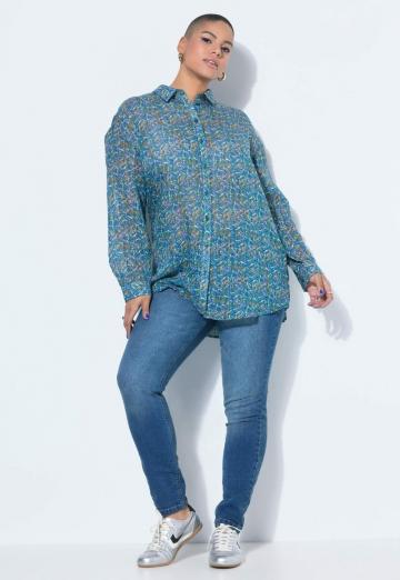 Длинная блузка