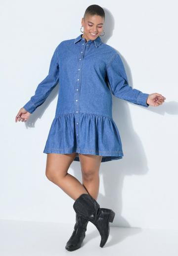 Джинсовое платье