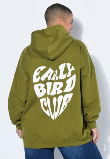 Пуловер с капюшоном