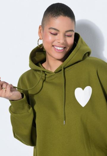 Пуловер с капюшоном