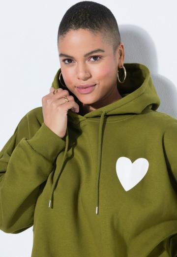 Пуловер с капюшоном