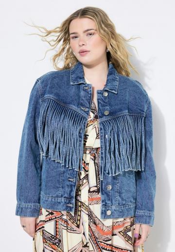 Джинсовая жилетка