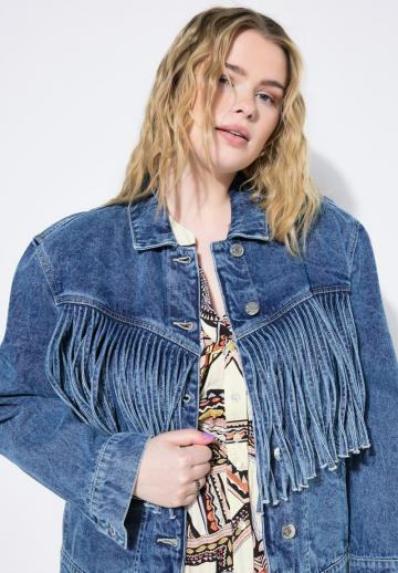 Джинсовая жилетка