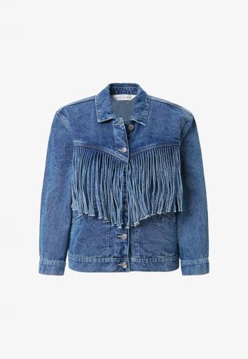 Джинсовая жилетка