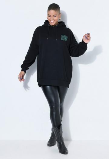 Пуловер с капюшоном