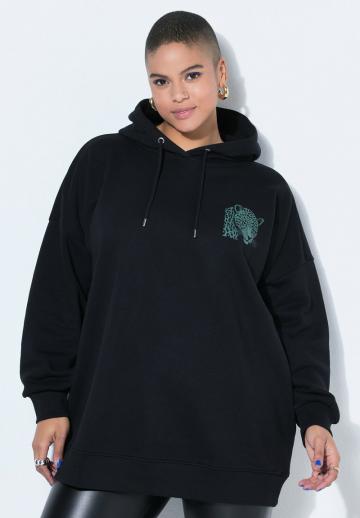 Пуловер с капюшоном