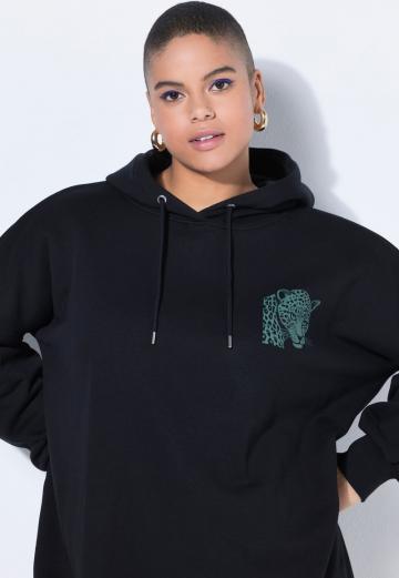 Пуловер с капюшоном