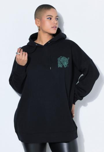 Пуловер с капюшоном