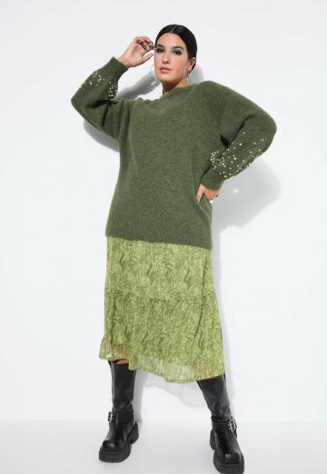 Длинный пуловер