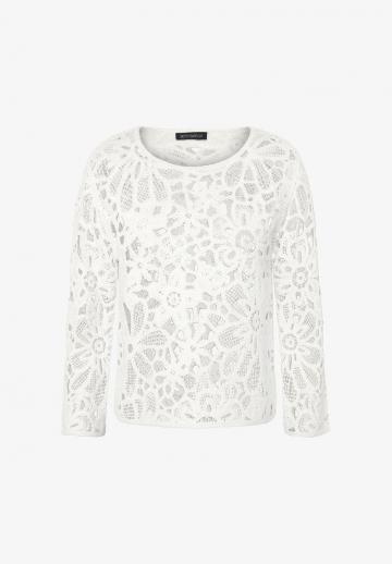 Пуловер с рукавом три четверти