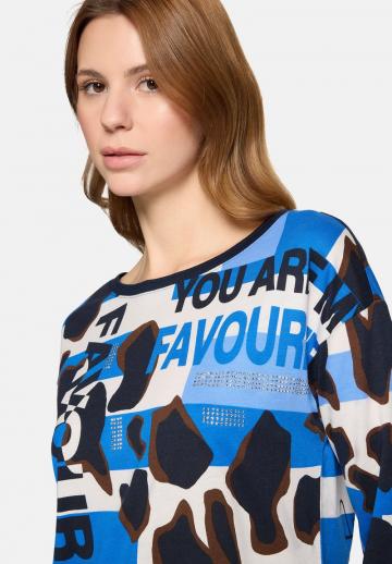 Майка с рукавом три четверти