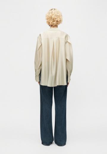 Атласная блузка