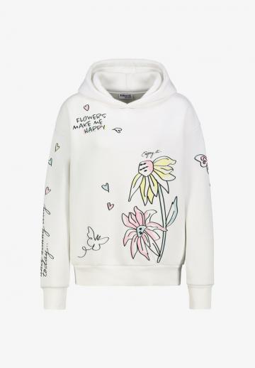 Пуловер с капюшоном