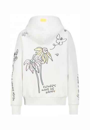 Пуловер с капюшоном