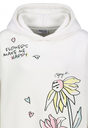 Пуловер с капюшоном