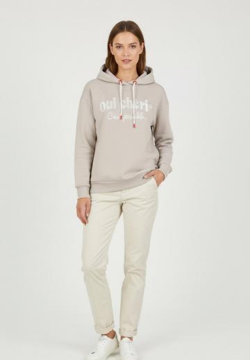 Пуловер с капюшоном