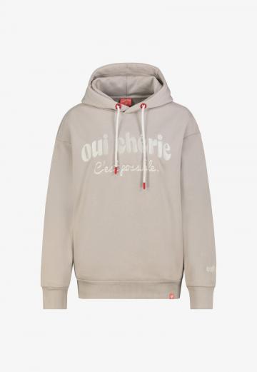 Пуловер с капюшоном