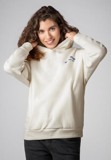 Пуловер с капюшоном