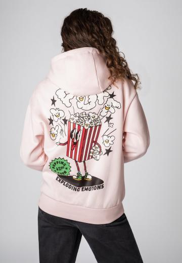 Пуловер с капюшоном