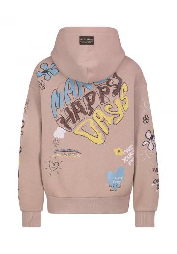 Пуловер с капюшоном