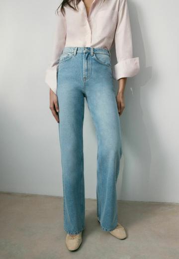 Прямые джинсы