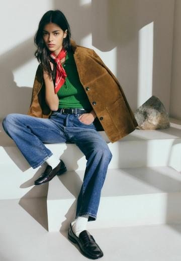 Прямые джинсы