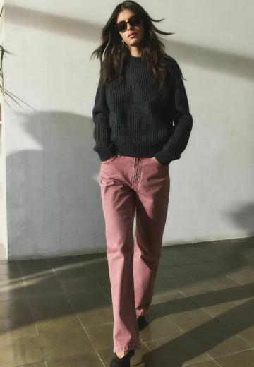 Прямые джинсы