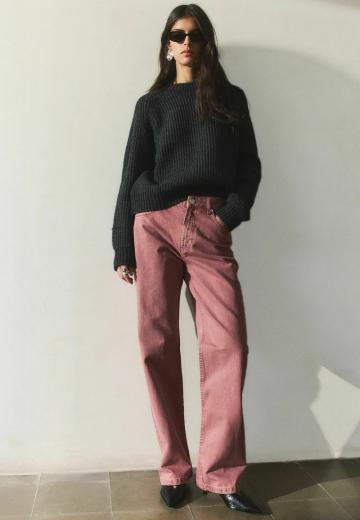 Прямые джинсы