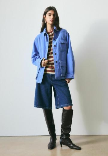 Куртка с накладнымит карманами