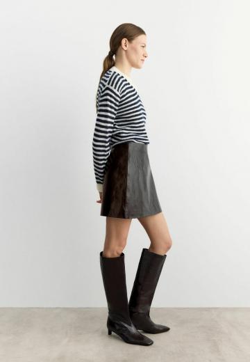 Кожаная юбка