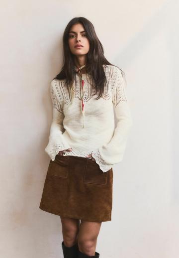 Кожаная юбка