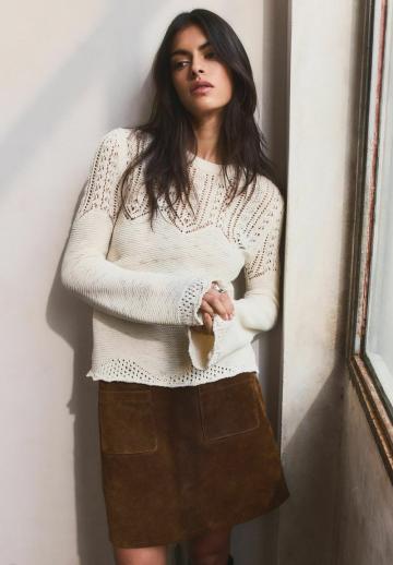 Кожаная юбка