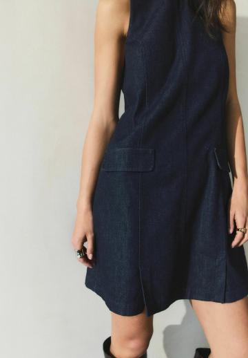 Джинсовый комбинезон